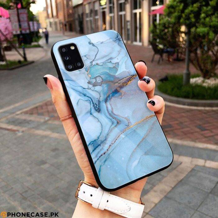 Blue Marble Series Metal Phone Case – Premium Shockproof Cover | 2025 Edition - Image 2