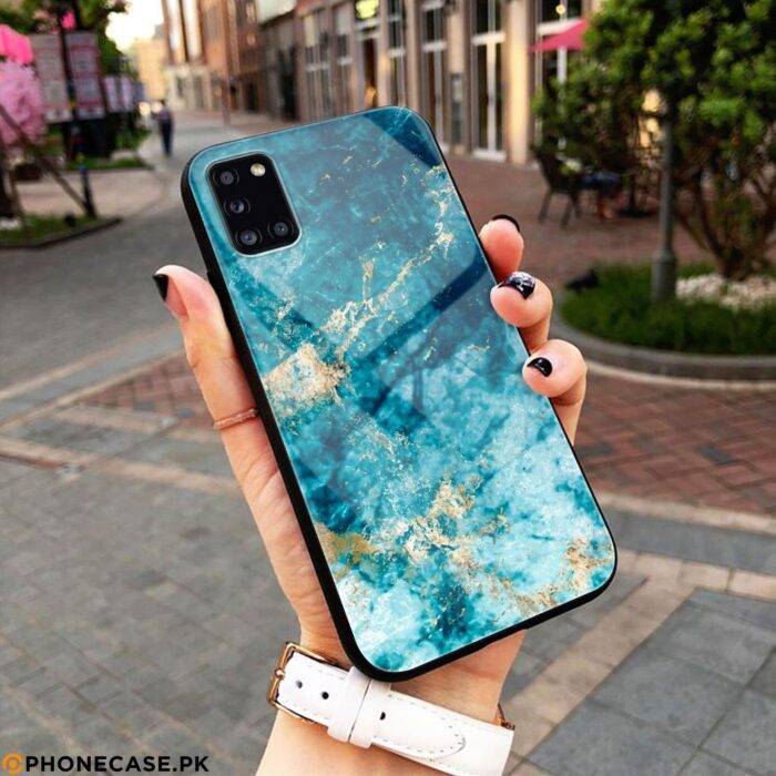 Blue Marble Series Metal Phone Case – Premium Shockproof Cover | 2025 Edition - Image 5