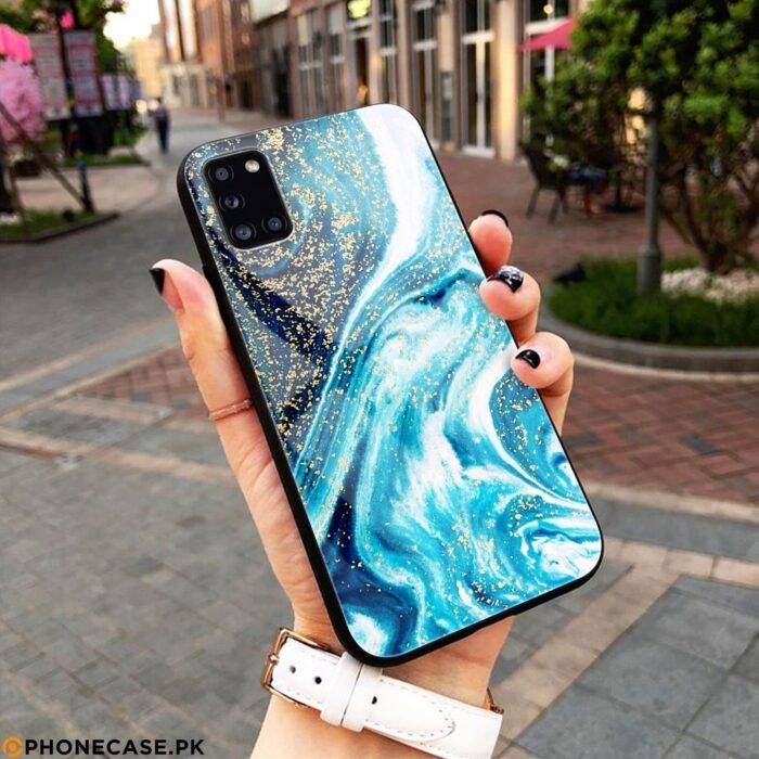 Blue Marble Series Metal Phone Case – Premium Shockproof Cover | 2025 Edition - Image 6