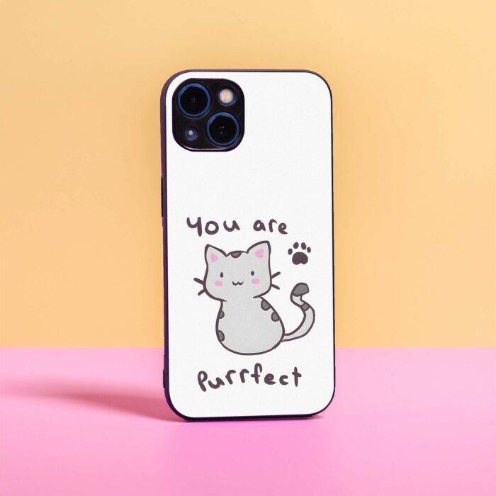 You are Purrfect! – Premium Metal Phone Case | 2025 Edition - Image 1