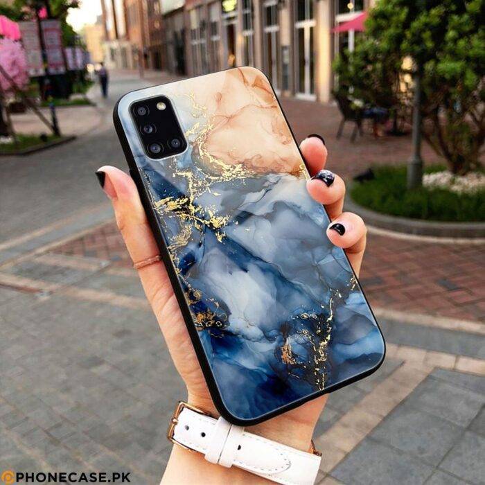 Blue Marble Series Metal Phone Case – Premium Shockproof Cover | 2025 Edition - Image 10