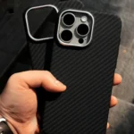 Black Wave Carbon Fiber iPhone Case