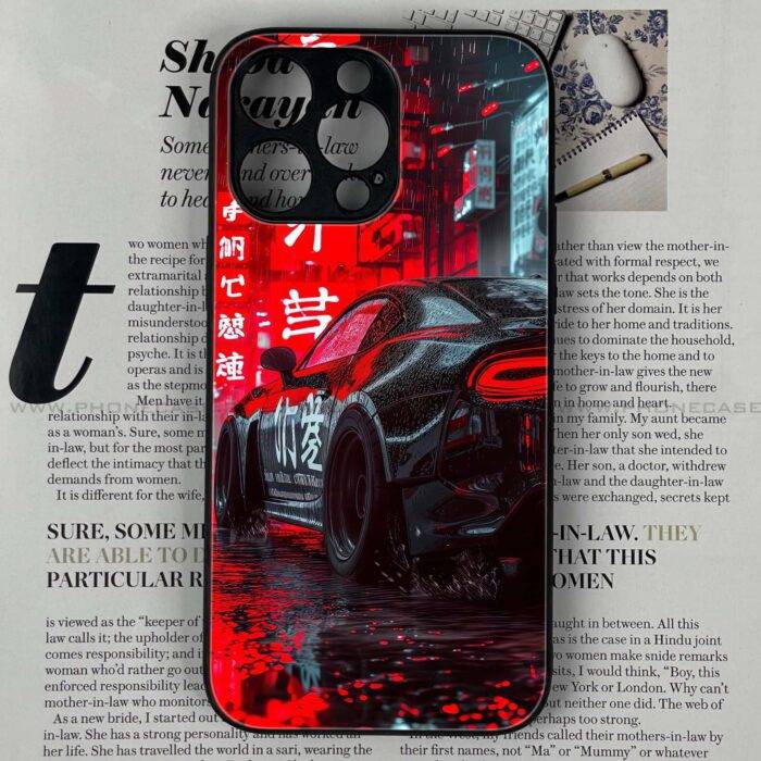 Tokyo Dark Night Racing Car Premium Metal Phone Case | 2025 Edition - Image 1