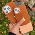Dual Tone Denim iPhone Case – Stylish Fabric Back Cover – Premium iPhone Case in Pakistan - Image 2