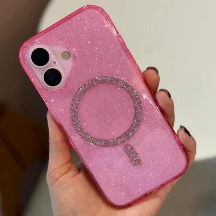 MagSafe Bling Shimmer iPhone Case – Glitter Shimmer MagSafe Phone Case