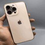 Nano Frosted iPhone Case Gold