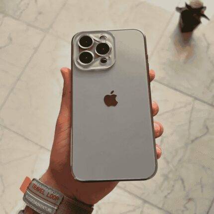 Nano Frosted iPhone Case Natural Titanium