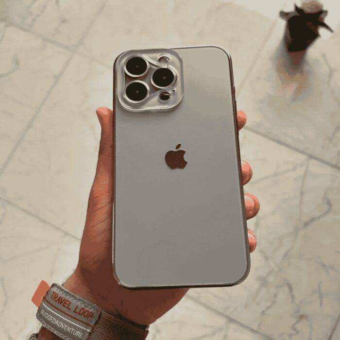 Nano Frosted iPhone Case Natural Titanium