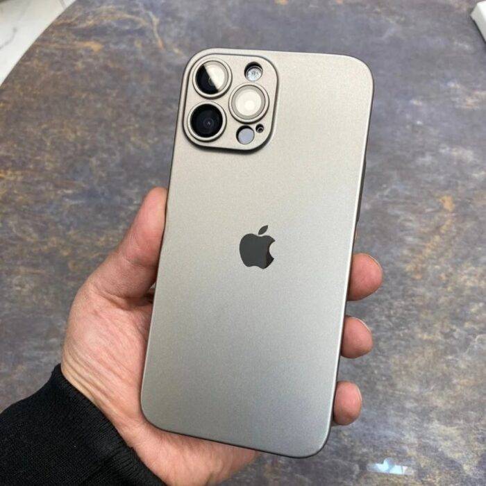 PC Slim Matte iPhone Case Natural Titanium