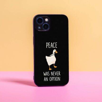 Peace Was Never An option – Durable Metal Phone Case | 2025 Edition