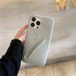 Premium Lip Gloss iPhone Case Grey