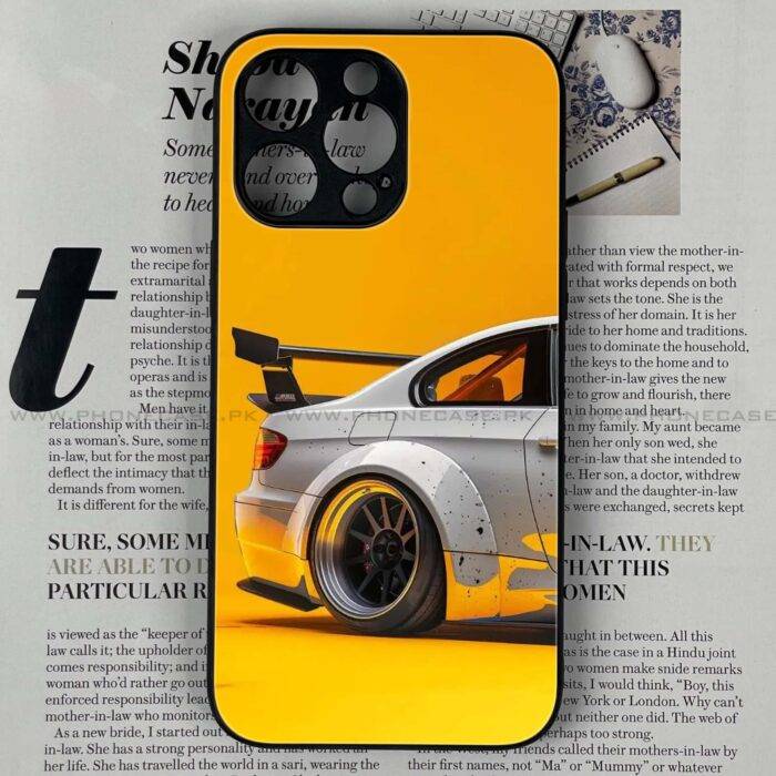 Racing Car Premium Printed Metal Phone Case | 2025 Edition - Image 1