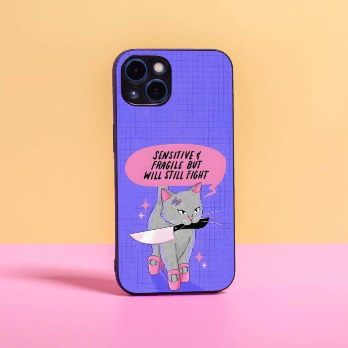 Sensitive & Fragile Premium Metal Phone Case | 2025 Edition - Image 1