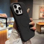 Silicone MagSafe iPhone Case Black