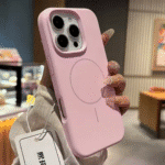Silicone MagSafe iPhone Case Pink