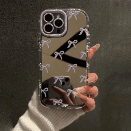 Stylish Bow Mirror iPhone Case