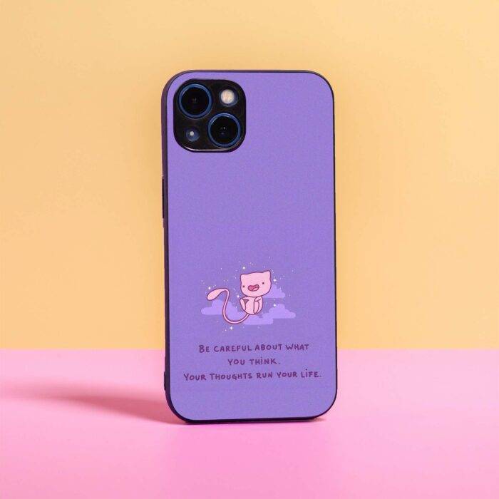 Premium Thoughts Run Your Life Metal Phone Case | 2025 Edition - Image 1