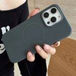 Silicone MagSafe iPhone Case Grey