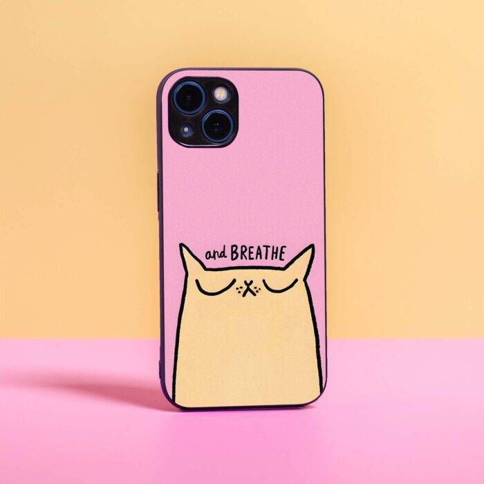 Breathe Metal Phone Case – 2025 Premium Shockproof Back Cover - Image 1