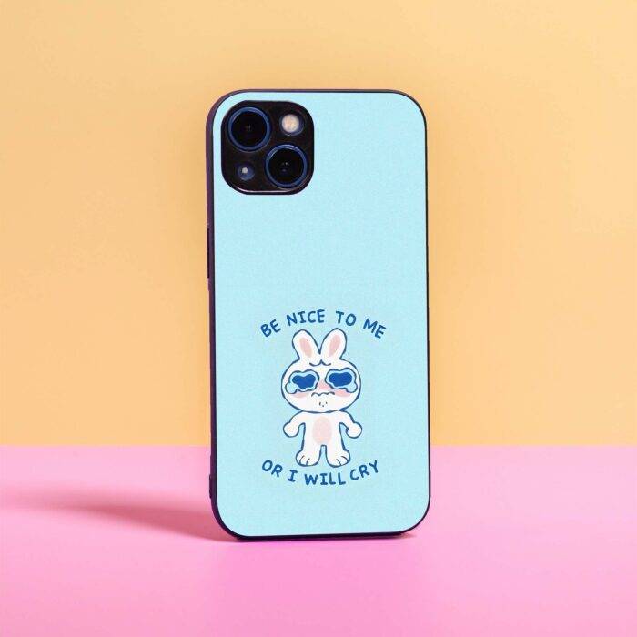 Be Nice To Me – Premium Aesthetic Metal Phone Case (2025 Edition) - Image 1