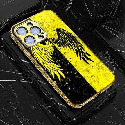 Angel Wings Premium Electroplated Metal Phone Case | 2025 Edition