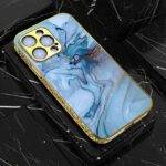 Blue Marble Series – Premium Electroplated Metal Phone Case | 2025 Edition