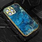 Blue Marble Series – Premium Electroplated Metal Phone Case | 2025 Edition - Image 9