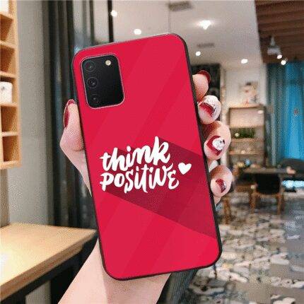 Think Positive – Premium Ultra Shine Metal Phone Case | 2025 Edition