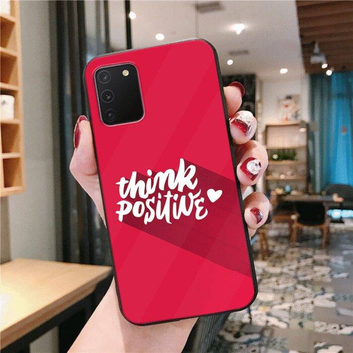 Think Positive – Premium Ultra Shine Metal Phone Case | 2025 Edition - Image 1