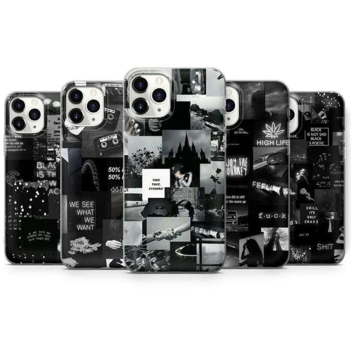 Aesthetic Abstract Collage - Premium Metal Phone Case | 2025 Edition - Image 2