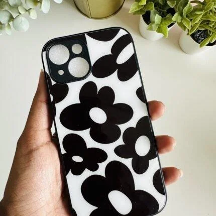Aesthetic Black & White Premium Metal Phone Case | 2025 Edition