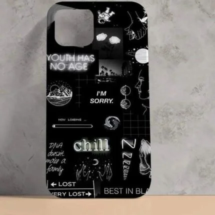 Black Aesthetic – Premium & Durable Metal Phone Case | 2025 Edition