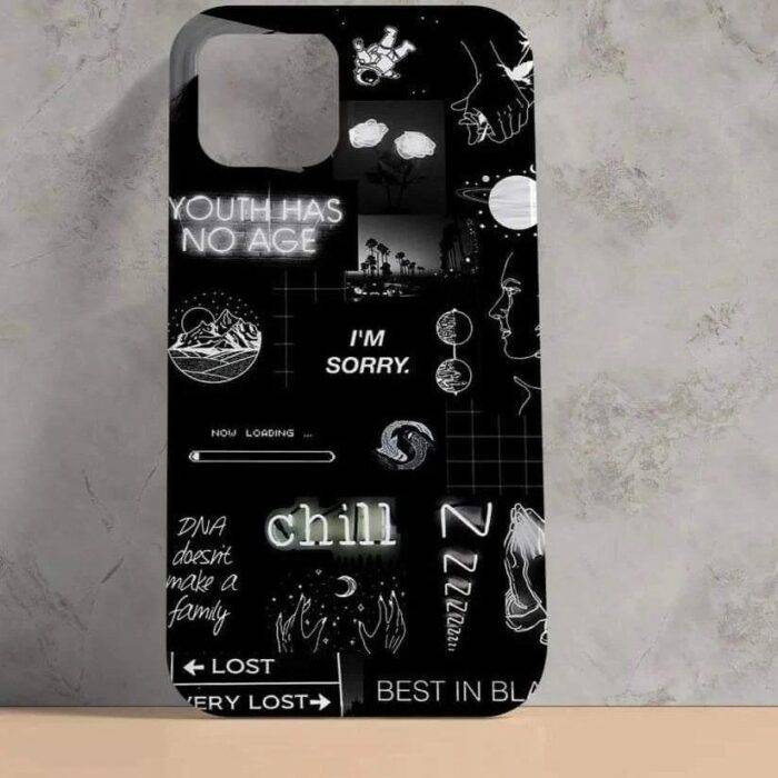Black Aesthetic – Premium & Durable Metal Phone Case | 2025 Edition - Image 1