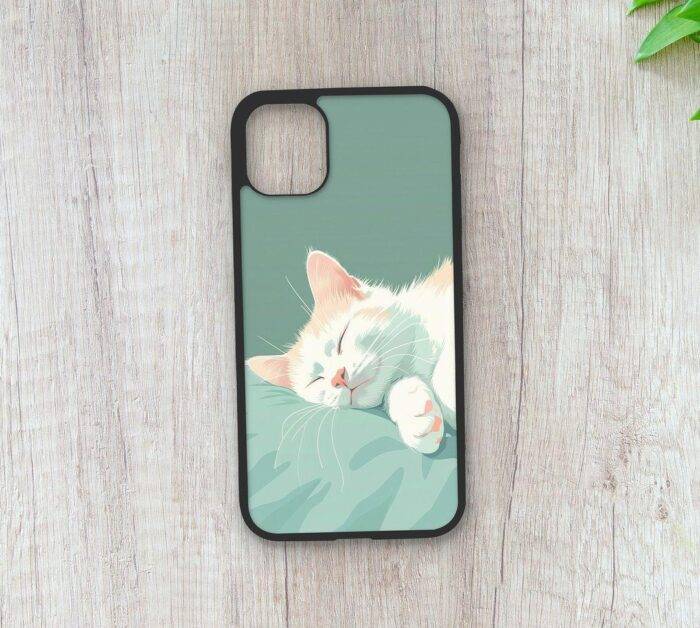 Premium & Durable Cute Cat Metal Phone Case | 2025 Edition - Image 1