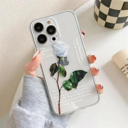 Elegant White Rose – Premium & Durable Phone Case | 2025 Edition