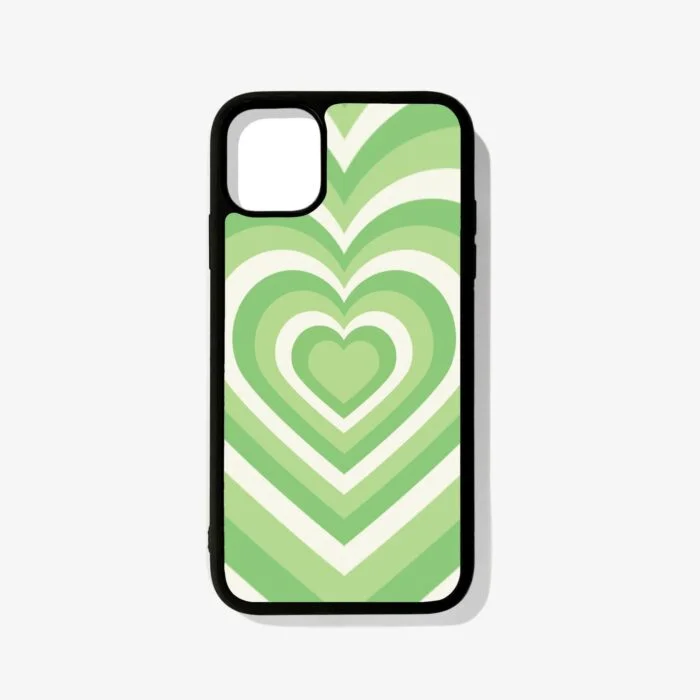Green Heart - Premium Metal Phone Case | 2025 Edition - Image 1