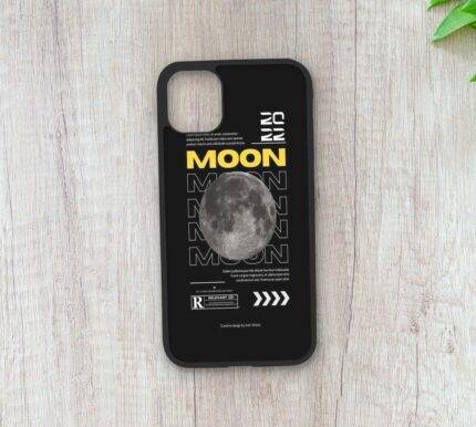 Premium Moon Design Metal Phone Case | 2025 Edition