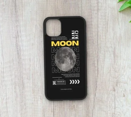 Premium Moon Design Metal Phone Case | 2025 Edition