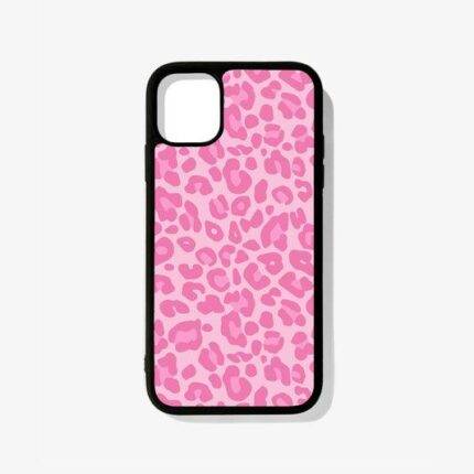 Premium Pink Leopards Style Metal Phone Case | 2025 Edition