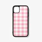 Pink Plaid Design Premium & Aesthetic Metal Phone Case | 2025 Edition - Image 2