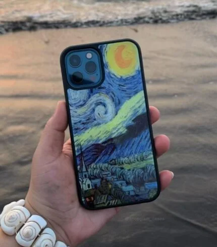 Starry Night Van Gogh - Premium Metal Phone Case | 2025 Edition