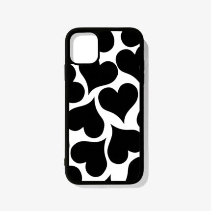 Black Hearts - Premium Metal Phone Case | 2025 Edition