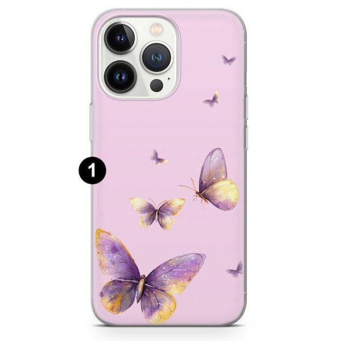 Purple Butterfly Premium & Durable Metal Phone Case | 2025 Edition - Image 1