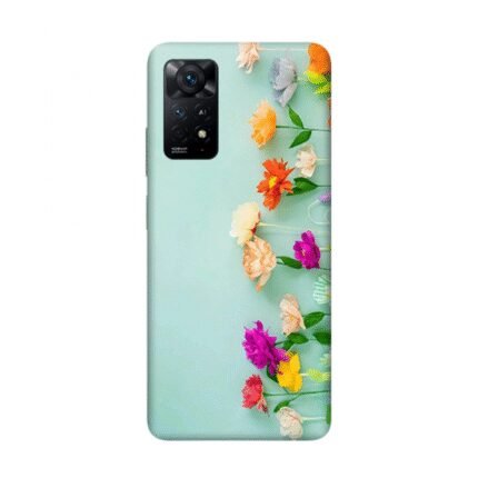 Premium Blue Floral Metal Phone Case | 2025 Edition