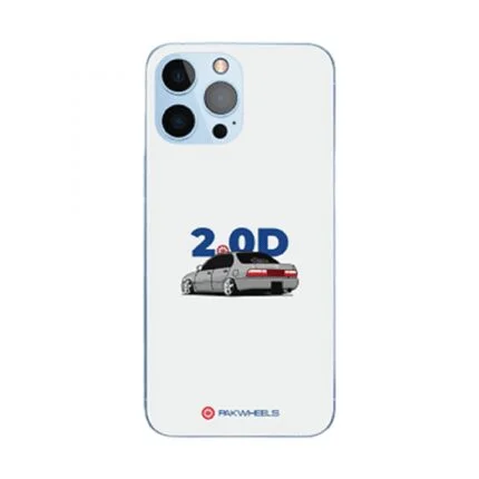 2.0D White Design Premium & Durable Metal Phone Case | 2025 Edition