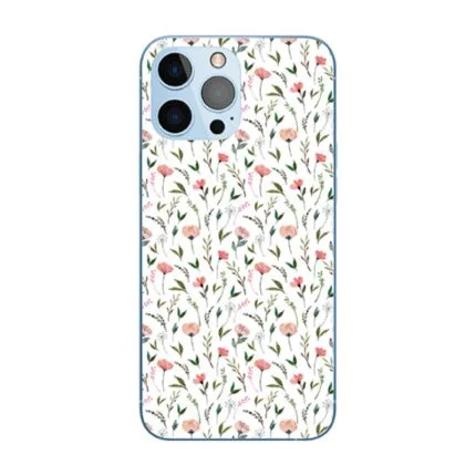 Pink Floral Design Premium Metal Phone Case | 2025 Edition