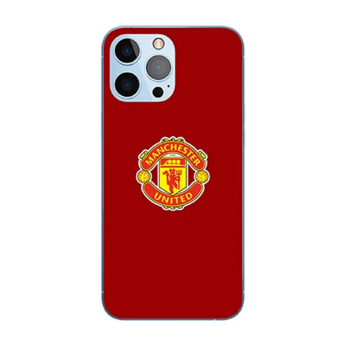 Premium Manchester United Club Design Metal Phone Case | 2025 - Image 1