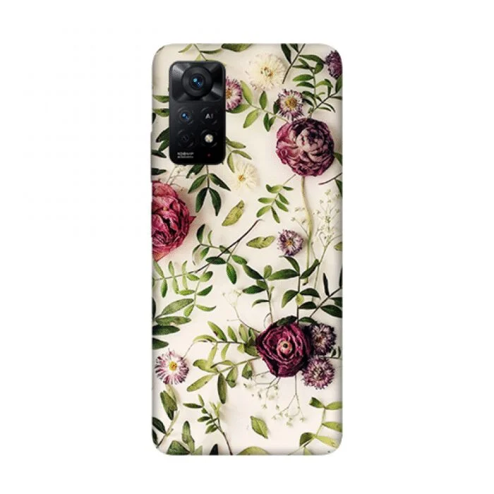 Floral Design Premium & Durable Metal Phone Cover | 2025 Edition - Image 1