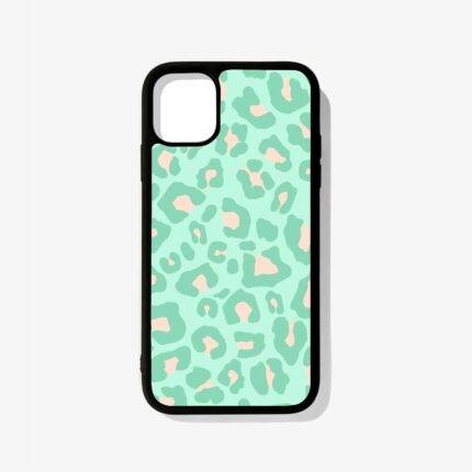 Green Leopards Design – Premium Metal Phone Case | 2025 Edition
