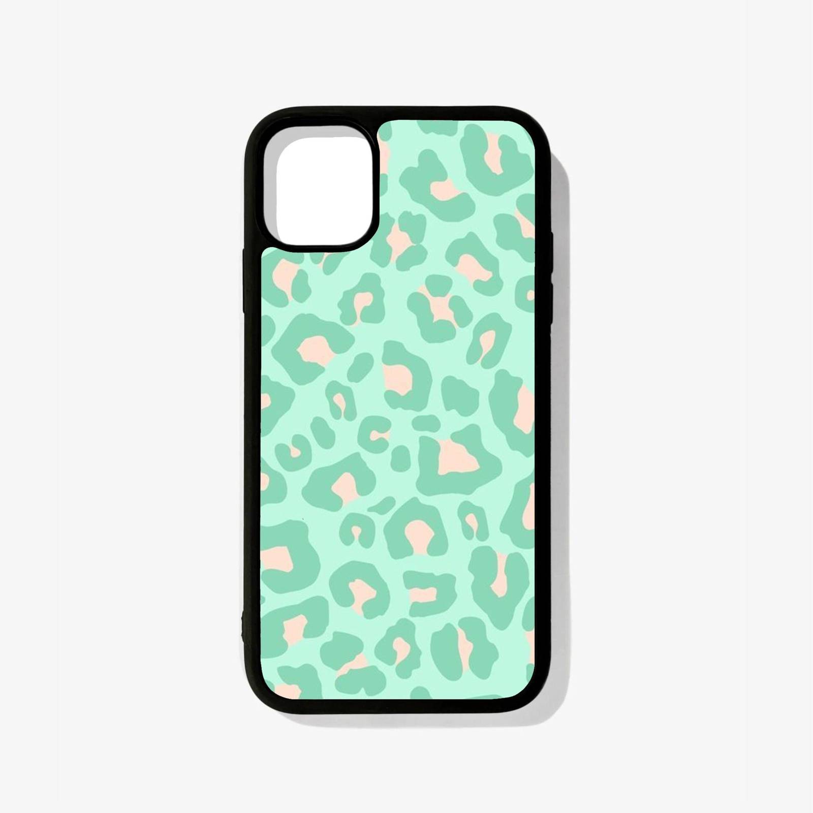 Green Leopard Glass Case Green Leopards Design – Premium Metal Phone Case | 2025 Edition - Image 1